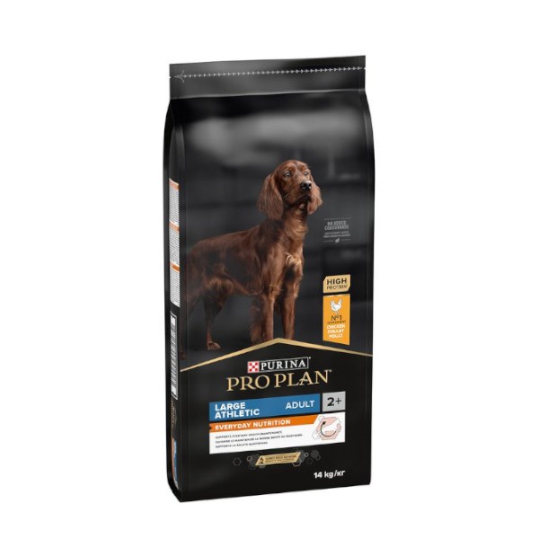PURINA® PRO PLAN® DOG LARGE ATHLETIC ADULT СО EVERYDAY NUTRITION - БОГАТА СО ПИЛЕ