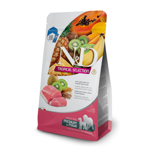 FARMINA N&D TROPICAL SELECTION - PORK, SPELT, OATS AND TROPICAL FRUITS ADULT MEDIUM & MAXI